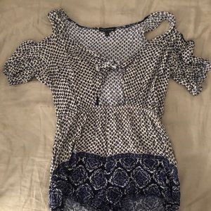 Kendall & Kyle tie front romper